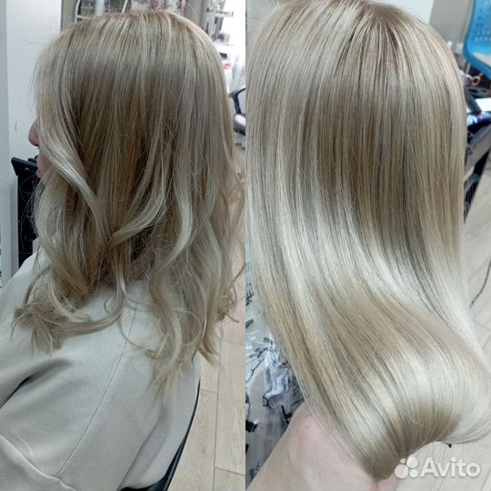 Модное окрашивание волос