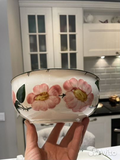 Винтажный салатник Villeroy & Boch, сер. Wild-Rose