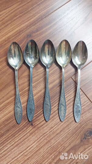 Ложки вилки мельхиор СССР
