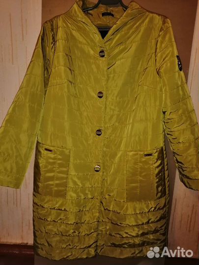 Стеганная куртка пальто размер 52-54