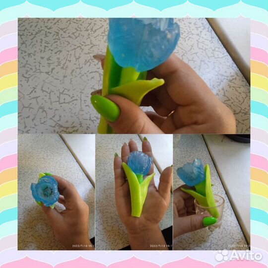 Мыло ручной работы, букеты