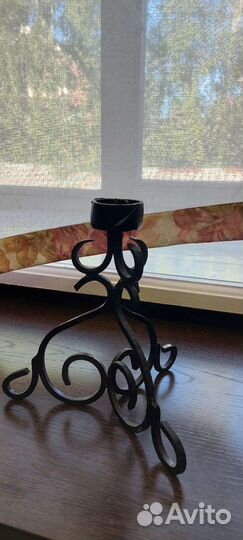 Подсвечник кованный