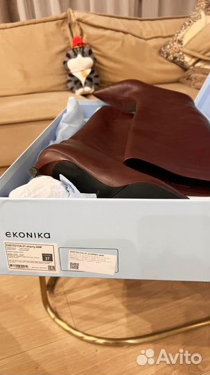 Сапоги женские натуральная кожа 37