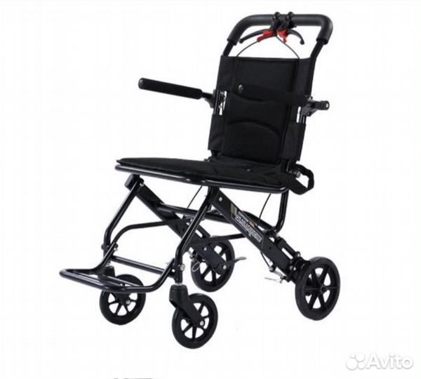 Легкая складная переносная инвалидная коляска