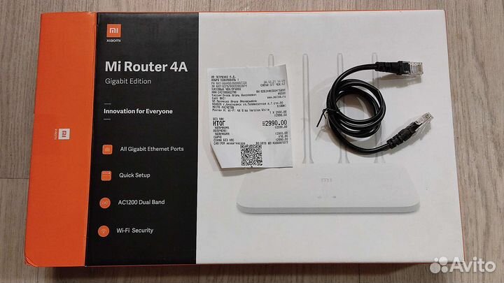 Роутер Mi router 4a gigabit edition