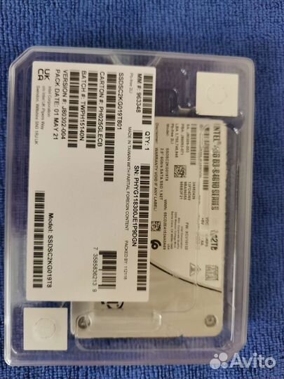 Серверный SSD накопитель Intel