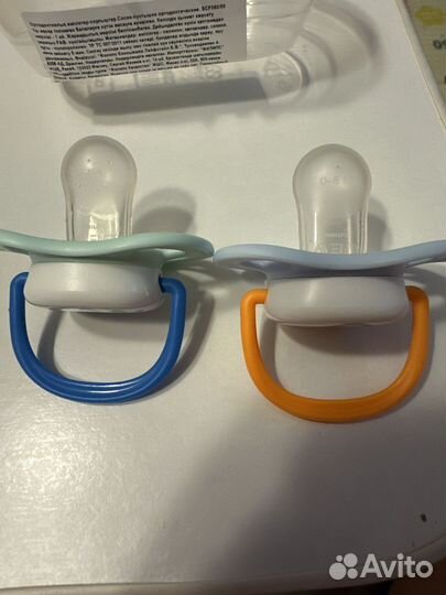 Соска пустышка avent 0 6 ultra air