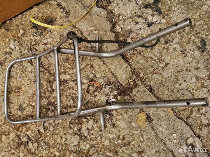 Багажник для мопеда велосипеда нержавейка