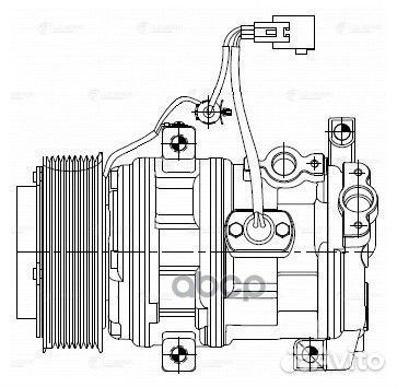 Компрессор кондиц. для а/м Toyota Land Cruiser