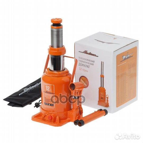 Домкрат телескопич. 12т в сумке (MIN - 230 мм