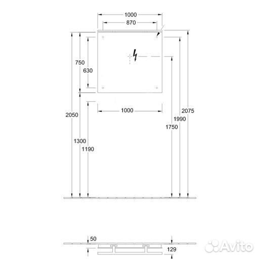 Зеркало с подсветкой Villeroy&Boch More to See A404 (A4041000)