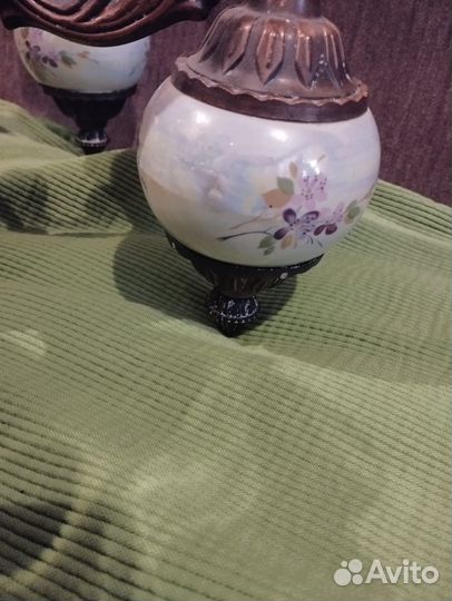 Винтажная люстра ссср.Фарфор