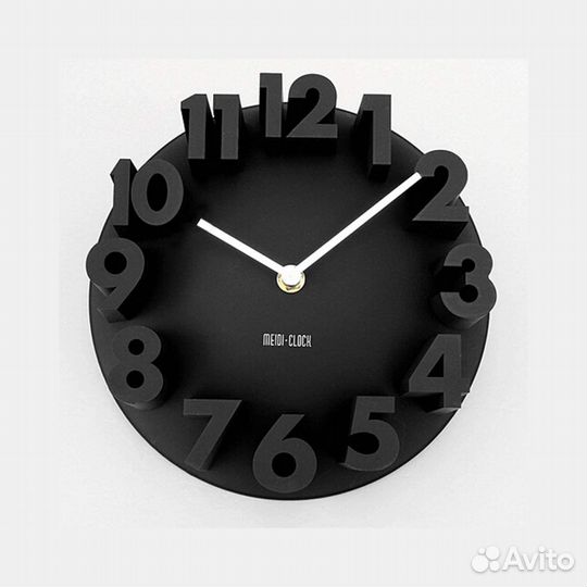 Часы meidi clock (black) настенные дизайнерские