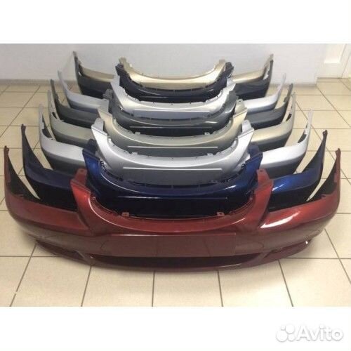 Бампер в цвет передний задний Accent Хундай Акцент