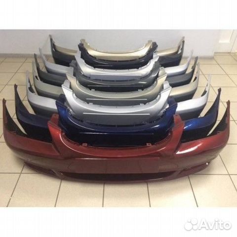 Бампер в цвет передний задний Accent Хундай Акцент