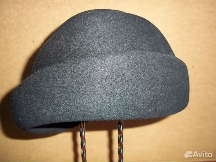 Шляпа фетровая черного цвета размер 56