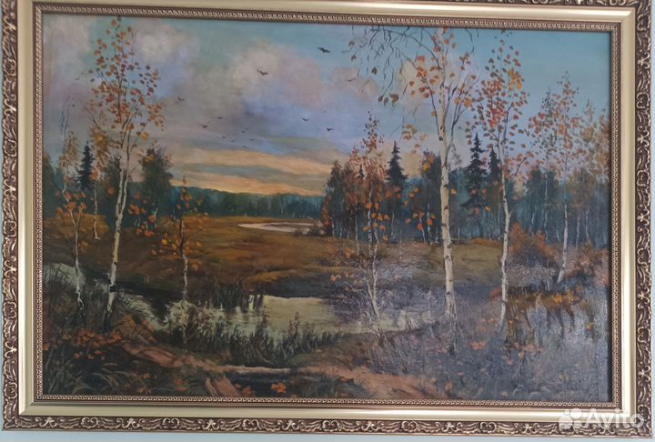 Картина маслом на холсте пейзаж