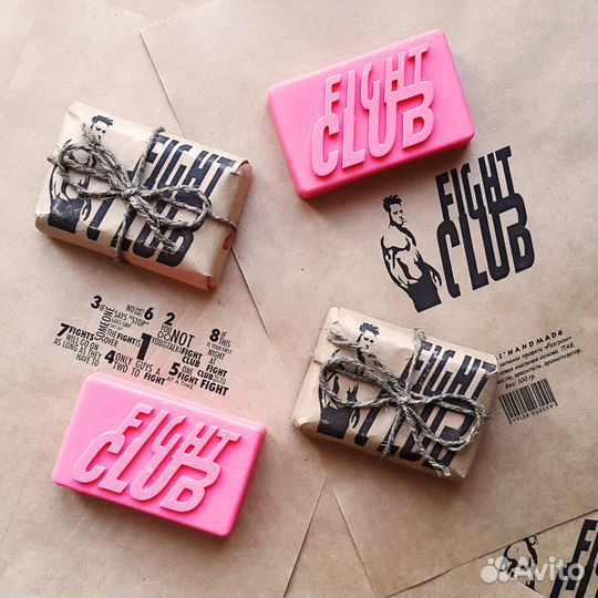 Fight Club Мыло Бойцовский Клуб, 2 шт./лот