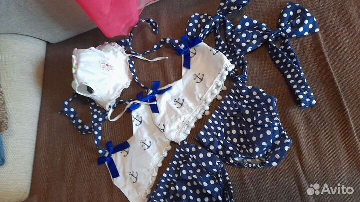 Панамки и летние костюмчики на малышек