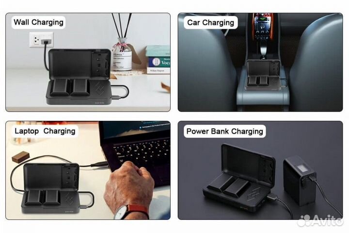 Многофункциональный чехол зарядное Gokyo DB-npfw50