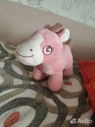 Игрушка пони розовая