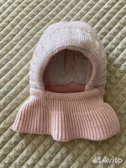 Шапка-шлем зимняя для девочки