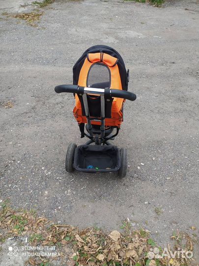 Детский велосипед коляска с ручкой