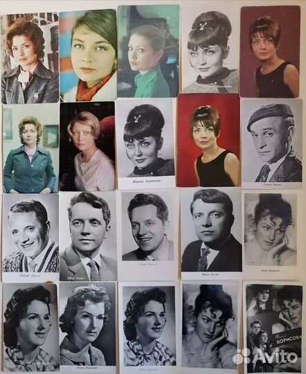Открытки актеры кино