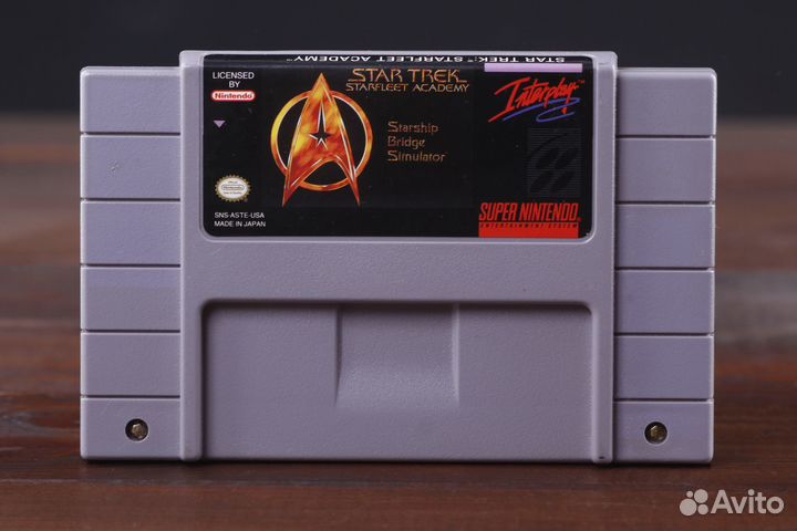 Snes Star Trek Starfleet Academy ntsc-U Лицензия