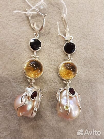 Серьги в серебре