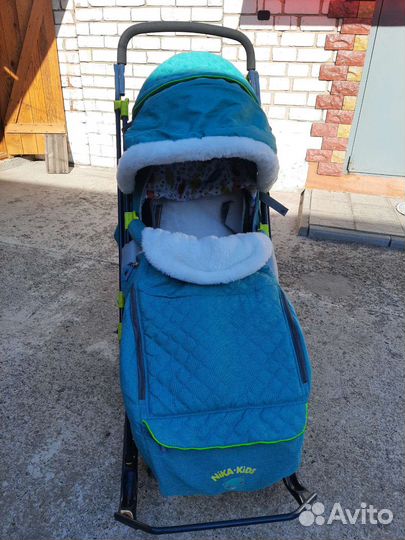 Санки-коляска nika kids