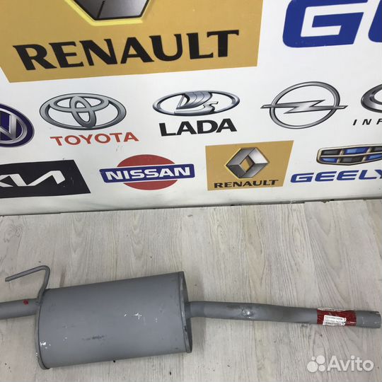 Глушитель задняя часть банка Renault symbol