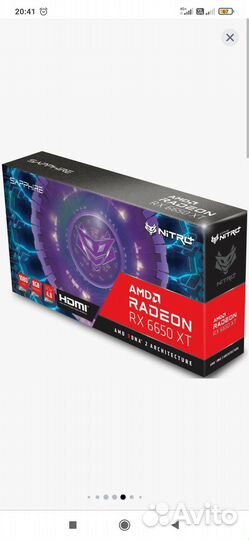 Sapphire nitro+ Radeon RX 6650 XT 8Gb