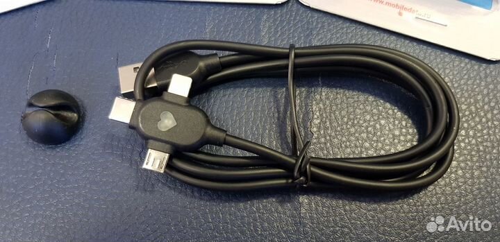 USB-кабель 3-в-1 Type-C, microusb, Lightning