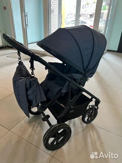 Коляска 2 в 1 moon цвет джинс