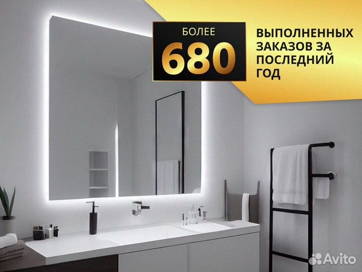 Зеркало в парикмахерскую