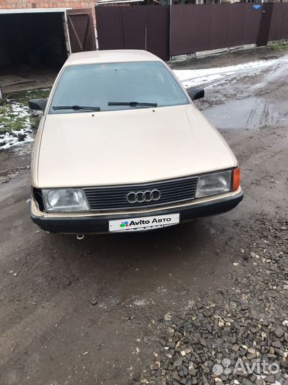 Audi 100 2.2 МТ, 1986, битый, 400 000 км