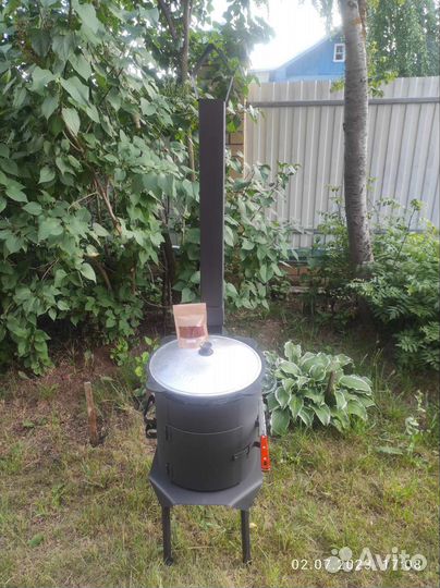Комплект печь 3мм+казан 8,10,12 литров+шумовка