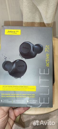 Tws Jabra Elite 75 t active беспроводные наушники