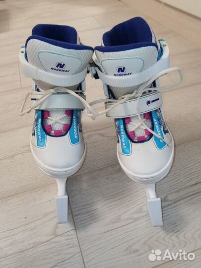 Коньки детские раздвижные 31-35