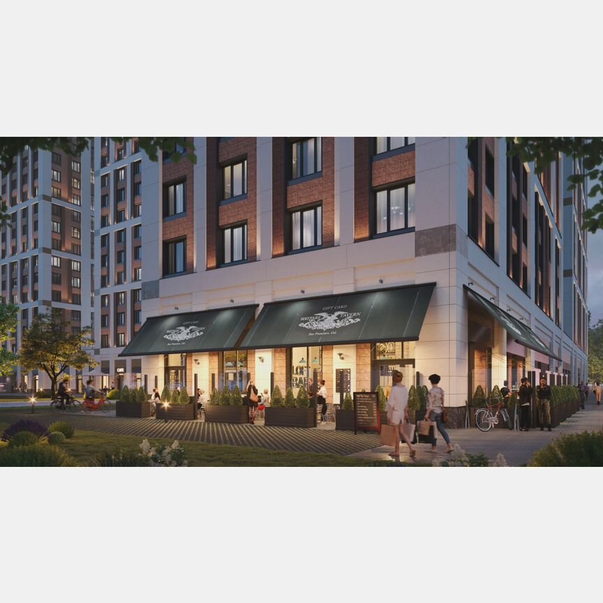 Апартаменты-студия, 23,3 м², 11/16 эт.