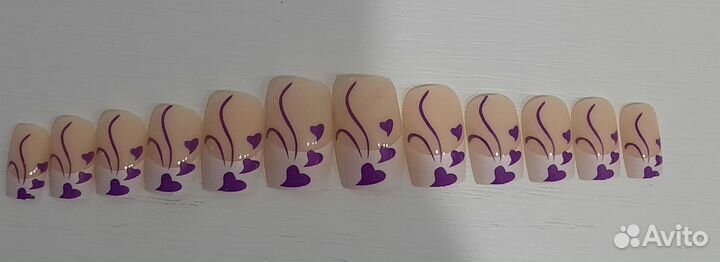 Накладные ногти с дизайном