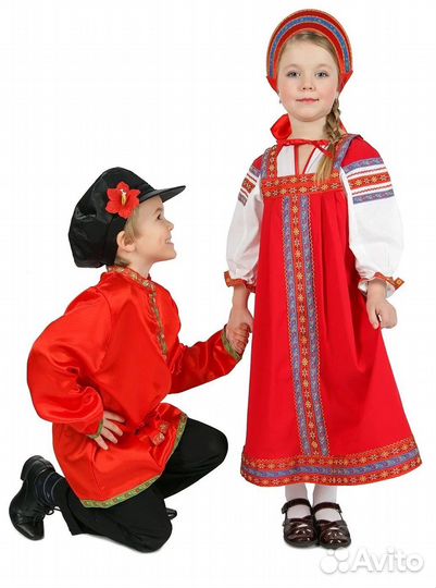 Русская народная одежда от 1 до 6 лет
