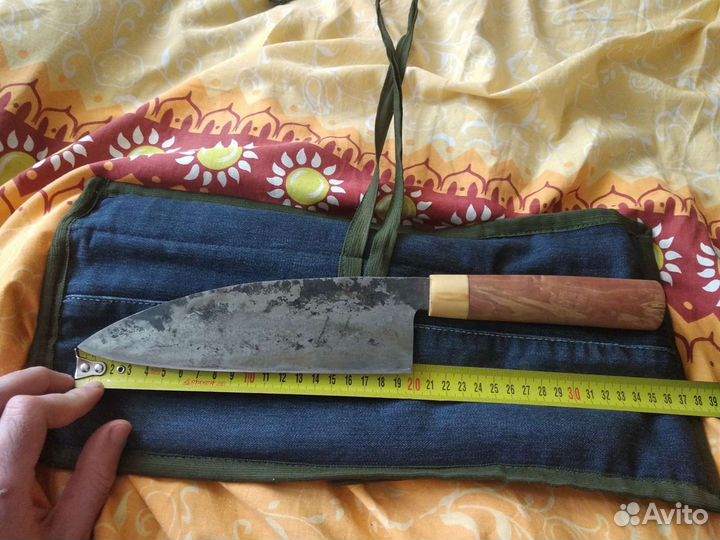 Шеф нож кованный