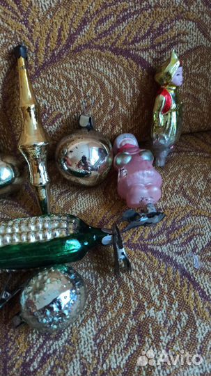 Набор ёлочных игрушек СССР