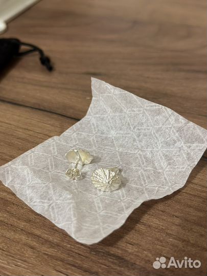Серьги ракушки из Великобритании