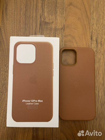 Новый кожаный чехол Apple iPhone12 Pro Max MagSafe