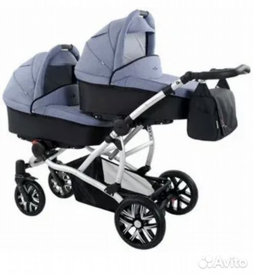 Коляска для двойни bebetto 42 2в 1
