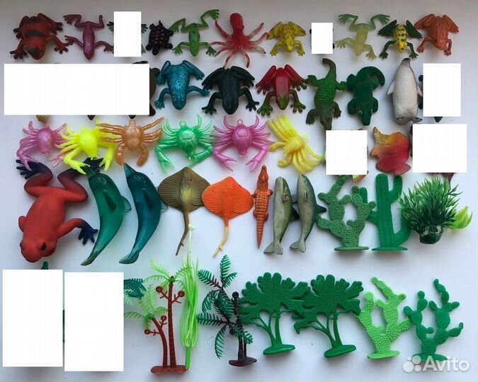 Животные киндер насекомые птицы другие 400+ штук