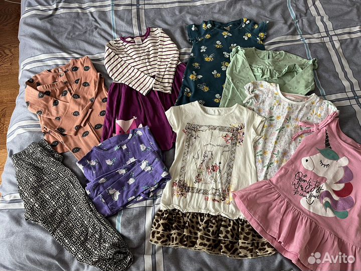 Пакет одежды на девочку 98 104